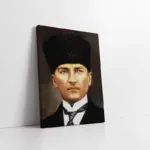 Kalpaklı Atatürk | Kanvas Tablo | Cam Tablo | Mdf Tablo | A02103