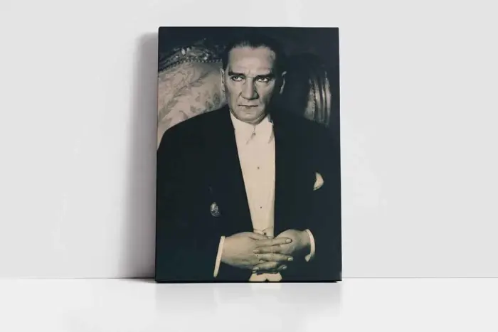 Atatürk Smokinli | Kanvas Tablo | Cam Tablo | Mdf Tablo | A02111 - Görsel 2