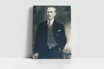Takım Elbiseli Atatürk | Kanvas Tablo | Cam Tablo | Mdf Tablo | A02114 - Görsel 2