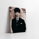 Kalpaklı Atatürk | Kanvas Tablo | Cam Tablo | Mdf Tablo | A02118