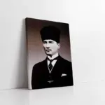 Kalpaklı Atatürk | Kanvas Tablo | Cam Tablo | Mdf Tablo | A02119