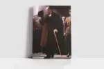 Atatürk Şapkasıyla Selam Verirken | Kanvas Tablo | Cam Tablo | Mdf Tablo | A02120 - Görsel 2