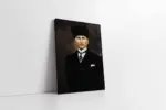 Kalpaklı Atatürk | Kanvas Tablo | Cam Tablo | Mdf Tablo | A02121