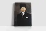 Kalpaklı Atatürk | Kanvas Tablo | Cam Tablo | Mdf Tablo | A02121 - Görsel 2