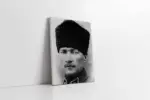 Kalpaklı Atatürk | Kanvas Tablo | Cam Tablo | Mdf Tablo | A02122