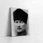 Kalpaklı Atatürk | Kanvas Tablo | Cam Tablo | Mdf Tablo | A02122