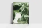 Atatürk Kahve İçerken | Kanvas Tablo | Cam Tablo | Mdf Tablo | A02124 - Görsel 2