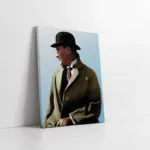 Şapkalı Atatürk | Kanvas Tablo | Cam Tablo | Mdf Tablo | A02125