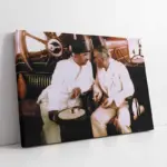 Atatürk İsmet Paşa İle Sohbet Ederken | Kanvas Tablo | Cam Tablo | Mdf Tablo | A02127