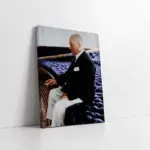 Atatürk Otururken | Kanvas Tablo | Cam Tablo | Mdf Tablo | A02143