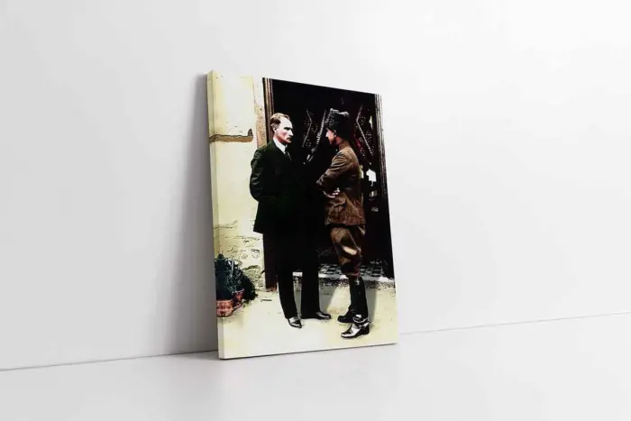 Renkli Atatürk | Kanvas Tablo | Cam Tablo | Mdf Tablo | A02160 - Görsel 1