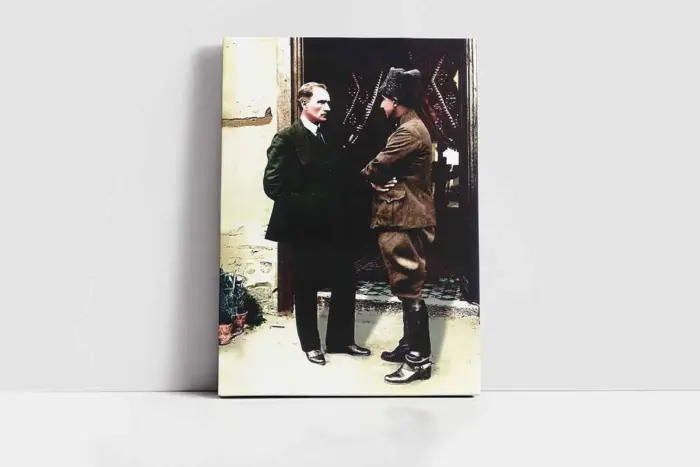 Renkli Atatürk | Kanvas Tablo | Cam Tablo | Mdf Tablo | A02160 - Görsel 2