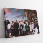 Atatürk Ve Halk | Kanvas Tablo | Cam Tablo | Mdf Tablo | A02163