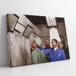 Atatürk Alfabeyi Öğretiyor | Kanvas Tablo | Cam Tablo | Mdf Tablo | A02165