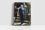Atatürk Ve Ülkü Hanım Çocukken | Kanvas Tablo | Cam Tablo | Mdf Tablo | A02182 - Görsel 2