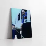 Atatürk Trende Çocukla Vedalaşırken | Kanvas Tablo | Cam Tablo | Mdf Tablo | A02183