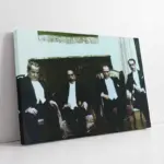 Atatürk Irak Kıralı Faysal İle | Kanvas Tablo | Cam Tablo | Mdf Tablo | A02184