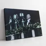 Atatürk Nutuk Okurken | Kanvas Tablo | Cam Tablo | Mdf Tablo | A02185