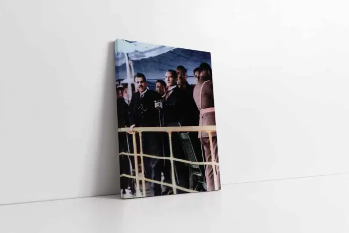 Renkli Atatürk | Kanvas Tablo | Cam Tablo | Mdf Tablo | A02187 - Görsel 1