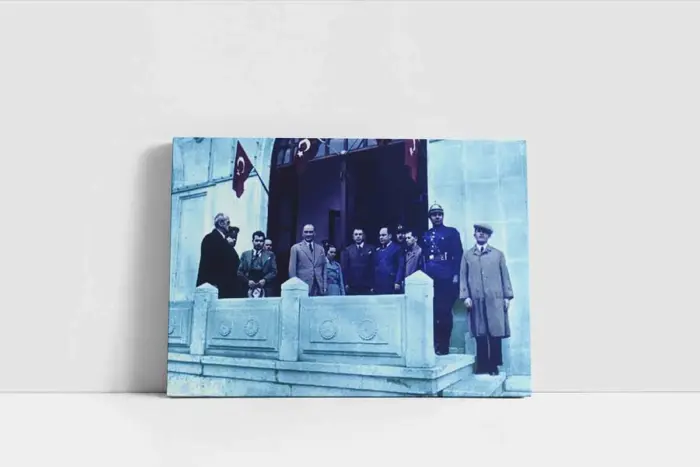 Atatürkün Malatyaya Gelişi | Kanvas Tablo | Cam Tablo | Mdf Tablo | A02188 - Görsel 2