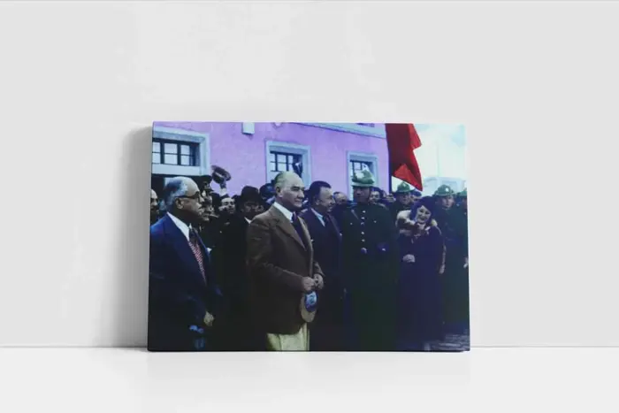 Atatürkün Sağlıkla İlgili Çalışmaları | Kanvas Tablo | Cam Tablo | Mdf Tablo | A02190 - Görsel 2