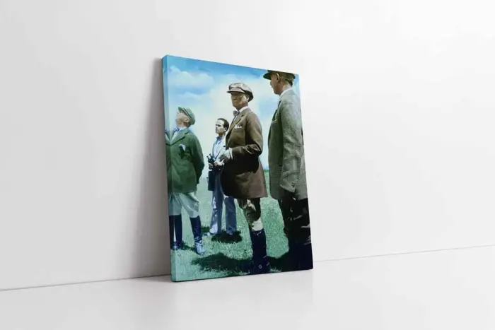 Renkli Atatürk | Kanvas Tablo | Cam Tablo | Mdf Tablo | A02192 - Görsel 1