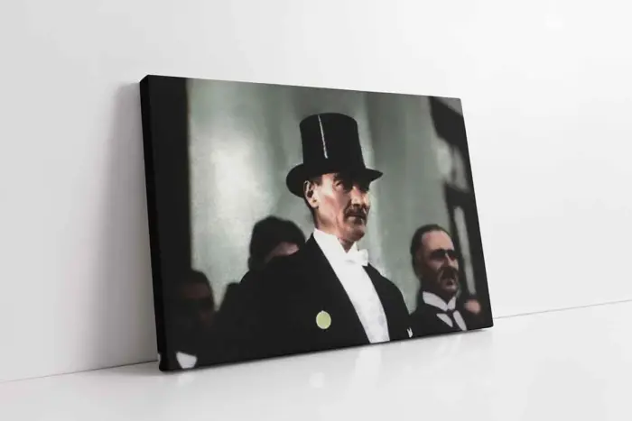 Atatürkün Smokinli | Kanvas Tablo | Cam Tablo | Mdf Tablo | A02195 - Görsel 1