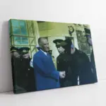 Atatürk Ankara Tren Garında | Kanvas Tablo | Cam Tablo | Mdf Tablo | A02198