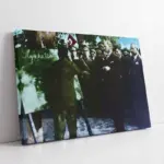 Atatürk Kara Tahta Önünde | Kanvas Tablo | Cam Tablo | Mdf Tablo | A02201
