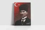 Atatürk | Kanvas Tablo | Cam Tablo | Mdf Tablo | A02230 - Görsel 2