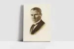 Sepya Atatürk | Kanvas Tablo | Cam Tablo | Mdf Tablo | A02239 - Görsel 2