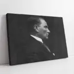 Atatürkün Profili | Kanvas Tablo | Cam Tablo | Mdf Tablo | A02240