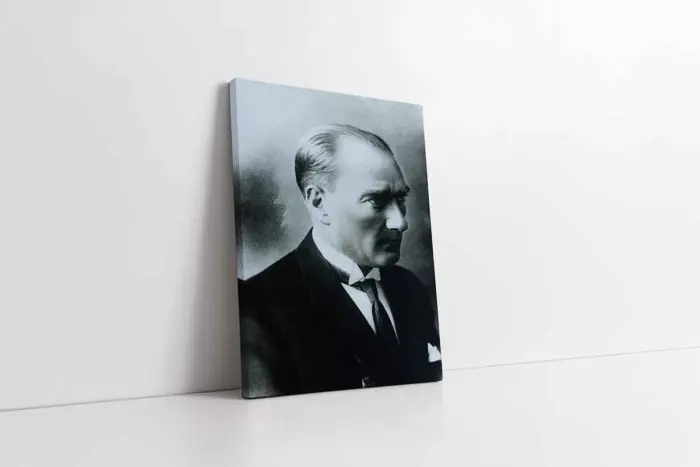 Atatürkün Profili | Kanvas Tablo | Cam Tablo | Mdf Tablo | A02242 - Görsel 1