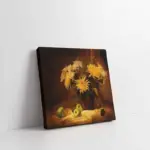 Vazoda Sarı Çiçekler | Kanvas Tablo | Cam Tablo | Mdf Tablo | A03178