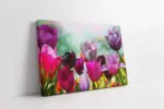 Mor Çiçekler | Kanvas Tablo | Cam Tablo | Mdf Tablo | A03199