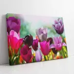 Mor Çiçekler | Kanvas Tablo | Cam Tablo | Mdf Tablo | A03199