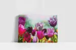 Mor Çiçekler | Kanvas Tablo | Cam Tablo | Mdf Tablo | A03199 - Görsel 2