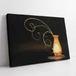 Vazoda Çiçek Dalları | Kanvas Tablo | Cam Tablo | Mdf Tablo | A03200