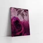 Mor Gül | Kanvas Tablo | Cam Tablo | Mdf Tablo | A03210