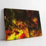 Ayçiçeği Ve Kelebek | Kanvas Tablo | Cam Tablo | Mdf Tablo | A03221