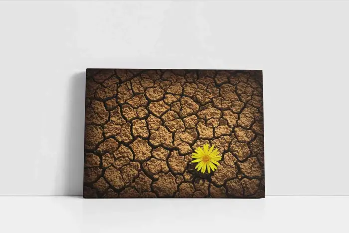 Sarı Çiçek | Kanvas Tablo | Cam Tablo | Mdf Tablo | A03225 - Görsel 2