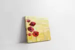 Kırmızı Çiçekler | Kanvas Tablo | Cam Tablo | Mdf Tablo | A03228