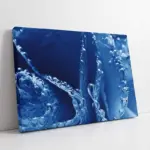 Mavi Gül Yakın Çekim | Kanvas Tablo | Cam Tablo | Mdf Tablo | A03239