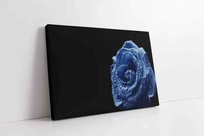 Mavi Gül | Kanvas Tablo | Cam Tablo | Mdf Tablo | A03242 - Görsel 1