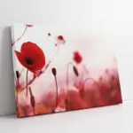 Dalında Kırmızı Çiçek | Kanvas Tablo | Cam Tablo | Mdf Tablo | A03262