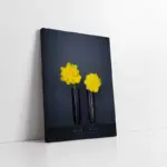 Vazoda Sarı Çiçek | Kanvas Tablo | Cam Tablo | Mdf Tablo | A03267