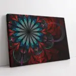 Çiçek Deseni Çizim | Kanvas Tablo | Cam Tablo | Mdf Tablo | A03289