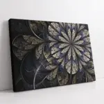 Çiçek Deseni Çizim | Kanvas Tablo | Cam Tablo | Mdf Tablo | A03291