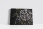 Çiçek Deseni Çizim | Kanvas Tablo | Cam Tablo | Mdf Tablo | A03291 - Görsel 2