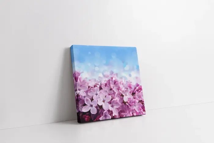 Lila Rengi Çiçekler | Kanvas Tablo | Cam Tablo | Mdf Tablo | A03294 - Görsel 1